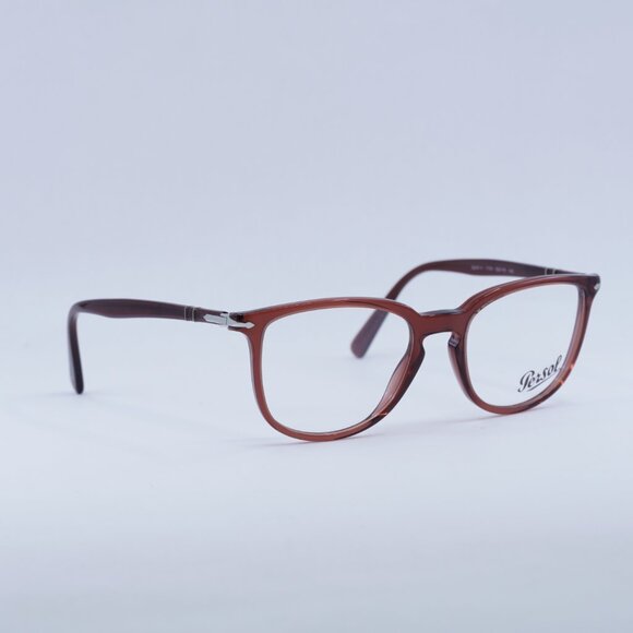 Persol PO3240V 1104 Eyeglasses Bordeaux 52mm Square Frame - Picture 2 of 12